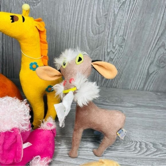 Dakin dream pets 15 animals stuffed animal plush cats , hippo , goat, dogs ,lion - Picture 7 of 15